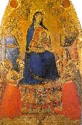 Ambrogio Lorenzetti Madonna and Child Enthroned with Angels and Saints China oil painting reproduction